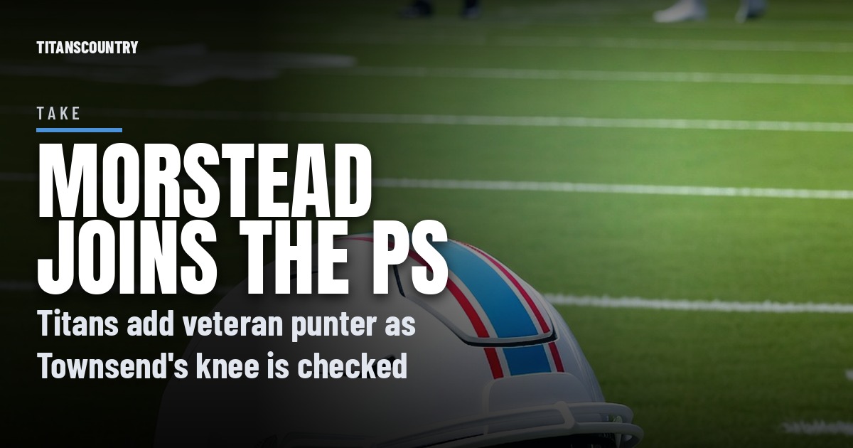 Titans Bring In Veteran Punter Thomas Morstead as Tommy Townsend's Knee Clouds Week 8