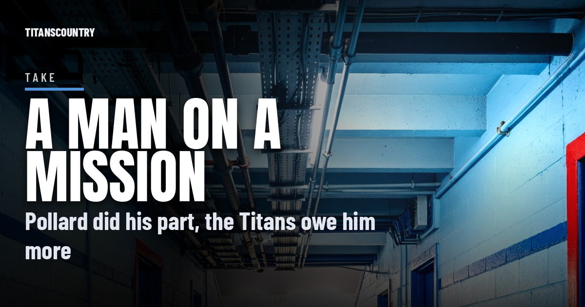 Tony Pollard Ran Like a Man on a Mission, and the Titans Owe Him More Help