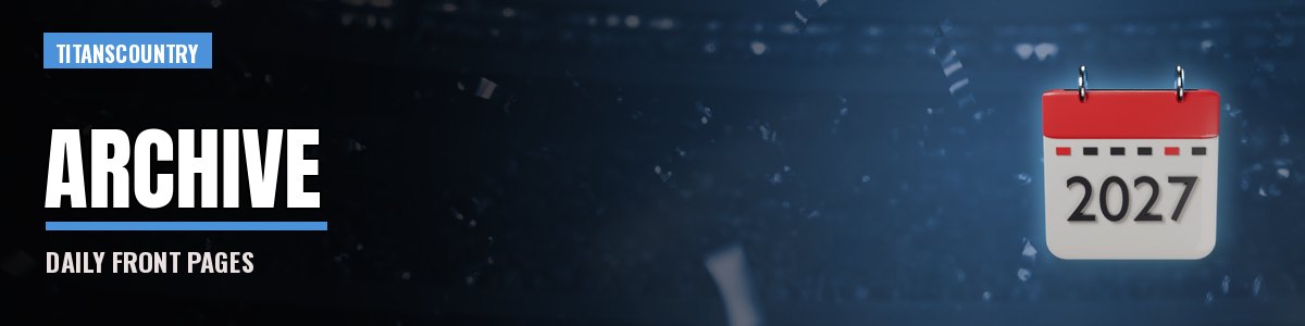 Tennessee Titans News Archive banner